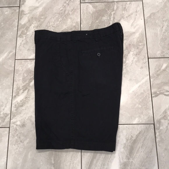 St. John's Bay Comfort 9" Mens Black Chino Short | 38 - Picture 2 of 11